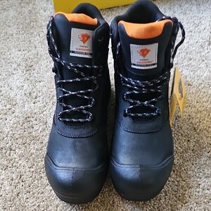 Siberia‎ Survivewear Black and Orange Men's Rain & Snow Boots